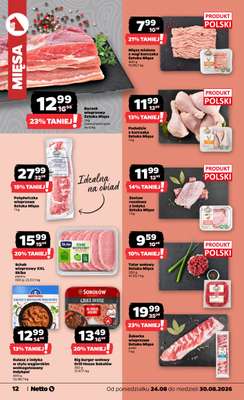 Netto - gazetka promocyjna Gazetka Spożywcza od poniedziałku 24.08 do niedzieli 30.08 - strona 12