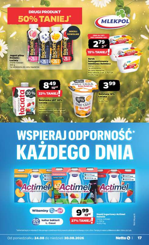 Netto - gazetka promocyjna Gazetka Spożywcza od poniedziałku 24.08 do niedzieli 30.08 - strona 17