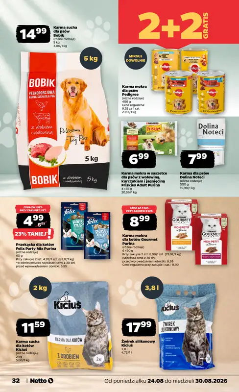 Netto - gazetka promocyjna Gazetka Spożywcza od poniedziałku 24.08 do niedzieli 30.08 - strona 32