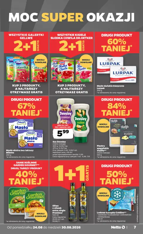 Netto - gazetka promocyjna Gazetka Spożywcza od poniedziałku 24.08 do niedzieli 30.08 - strona 7