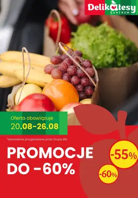 Delikatesy Centrum - gazetka promocyjna Promocje do -60% od czwartku 20.08 do środy 26.08