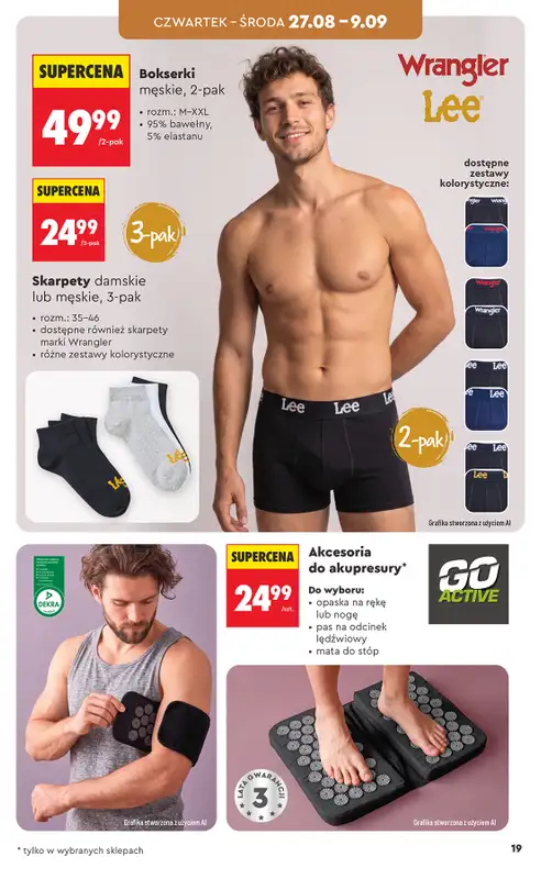 Biedronka - gazetka promocyjna Hity i inspiracje, od 24.08 od poniedziałku 24.08 do środy 09.09 - strona 19