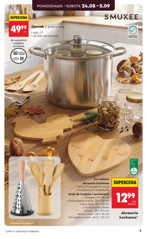 Biedronka - gazetka promocyjna Hity i inspiracje, od 24.08   - strona 3