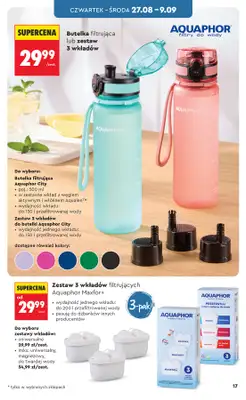 Biedronka - gazetka promocyjna Hity i inspiracje, od 24.08 od poniedziałku 24.08 do środy 09.09 - strona 17
