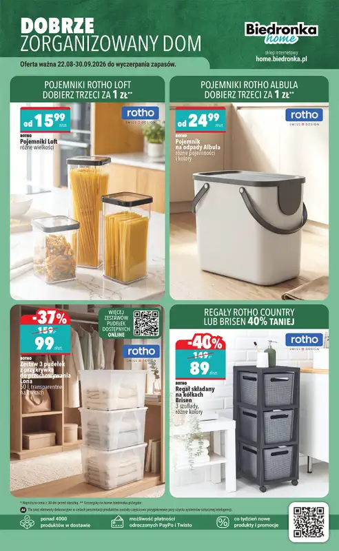 Biedronka - gazetka promocyjna Hity i inspiracje, od 24.08 od poniedziałku 24.08 do środy 09.09 - strona 43