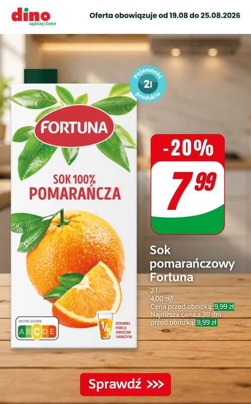 Dino - gazetka promocyjna Nawet do -42% taniej od piątku 21.08 do wtorku 25.08 - strona 8