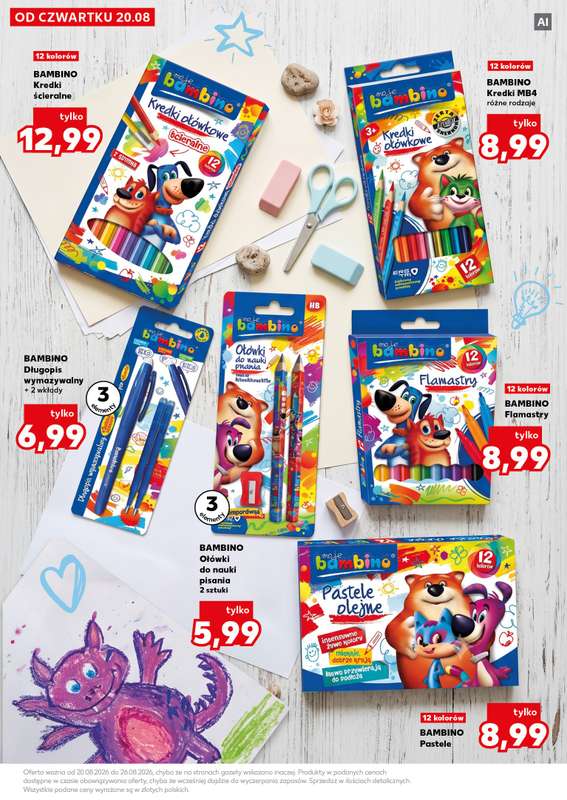 BACK TO SCHOOL - gazetka promocyjna Oferta Kaufland - Wyprawka z klasą! od czwartku 20.08 do środy 26.08 - strona 15