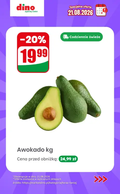 Dino - gazetka promocyjna Specjalna oferta na 21.08.2026 - promocje spoza gazetki od piątku 21.08  - strona 11
