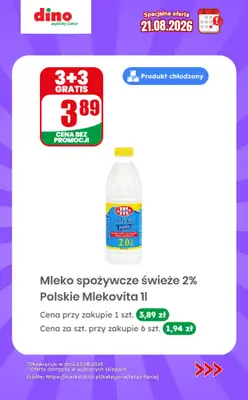Dino - gazetka promocyjna Specjalna oferta na 21.08.2026 - promocje spoza gazetki od piątku 21.08  - strona 3