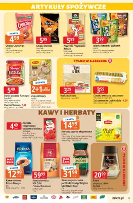Leclerc - gazetka promocyjna Oferta E.Leclerc | Sezon na przetwory od wtorku 25.08 do soboty 05.09 - strona 9