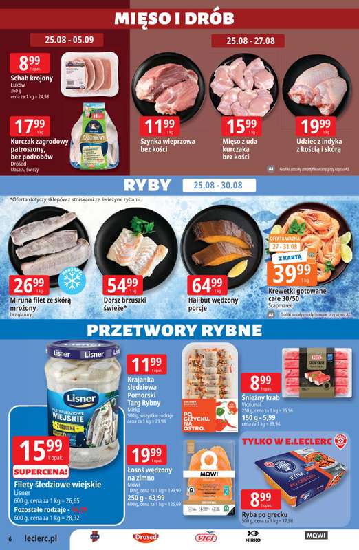 Leclerc - gazetka promocyjna Oferta E.Leclerc | Sezon na przetwory od wtorku 25.08 do soboty 05.09 - strona 6