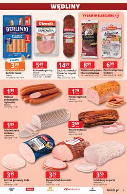 Leclerc - gazetka promocyjna Oferta E.Leclerc | Sezon na przetwory od wtorku 25.08 do soboty 05.09 - strona 5