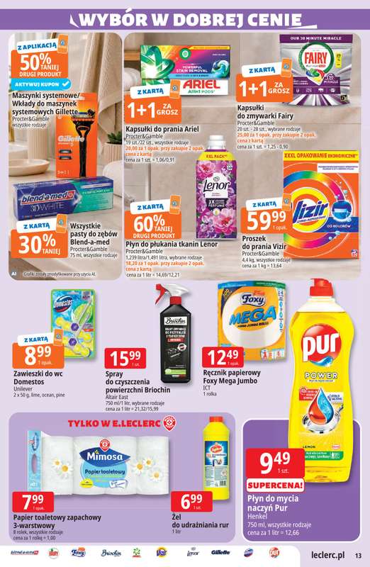 Leclerc - gazetka promocyjna Oferta E.Leclerc | Sezon na przetwory od wtorku 25.08 do soboty 05.09 - strona 13