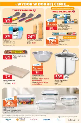 Leclerc - gazetka promocyjna Oferta E.Leclerc | Sezon na przetwory od wtorku 25.08 do soboty 05.09 - strona 15