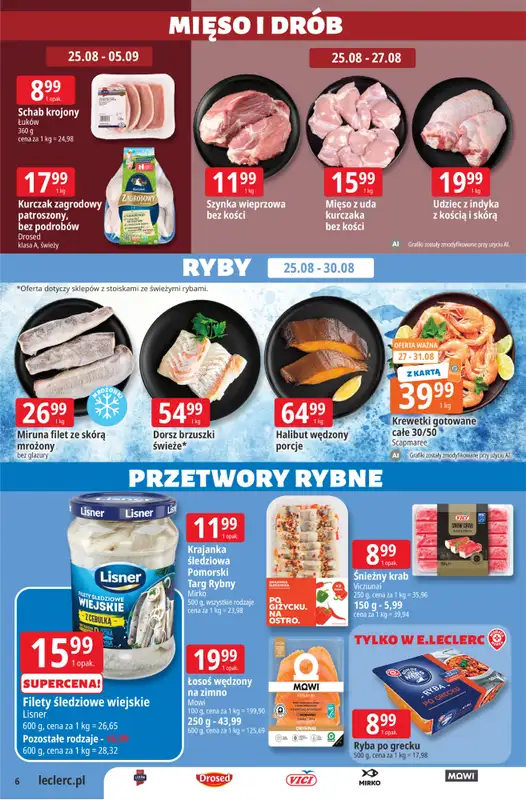 Leclerc - gazetka promocyjna Oferta E.Leclerc | Sezon na przetwory od wtorku 25.08 do soboty 05.09 - strona 6