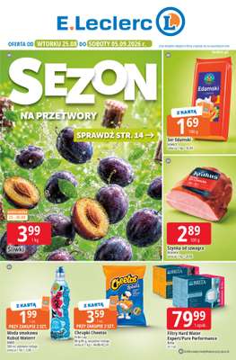 Leclerc - gazetka promocyjna Oferta E.Leclerc | Sezon na przetwory od wtorku 25.08 do soboty 05.09