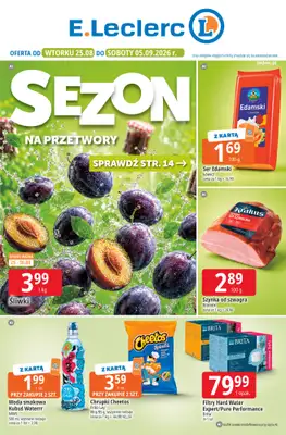 Leclerc - gazetka promocyjna Oferta E.Leclerc | Sezon na przetwory od wtorku 25.08 do soboty 05.09