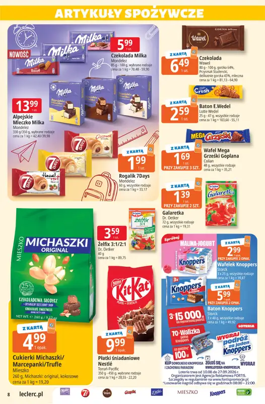 Leclerc - gazetka promocyjna Oferta E.Leclerc | Sezon na przetwory od wtorku 25.08 do soboty 05.09 - strona 8
