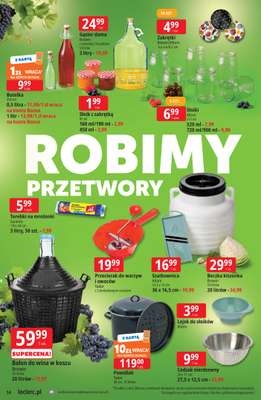 Leclerc - gazetka promocyjna Oferta E.Leclerc | Sezon na przetwory od wtorku 25.08 do soboty 05.09 - strona 14