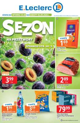 Leclerc - gazetka promocyjna Oferta E.Leclerc | Sezon na przetwory od wtorku 25.08 do soboty 05.09