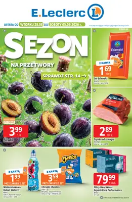 Leclerc - gazetka promocyjna Oferta E.Leclerc | Sezon na przetwory od wtorku 25.08 do soboty 05.09
