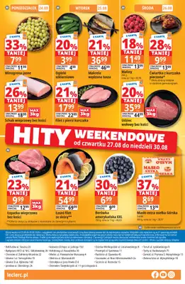 Leclerc - gazetka promocyjna Oferta E.Leclerc | Sezon na przetwory od wtorku 25.08 do soboty 05.09 - strona 20