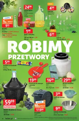 Leclerc - gazetka promocyjna Oferta E.Leclerc | Sezon na przetwory od wtorku 25.08 do soboty 05.09 - strona 14