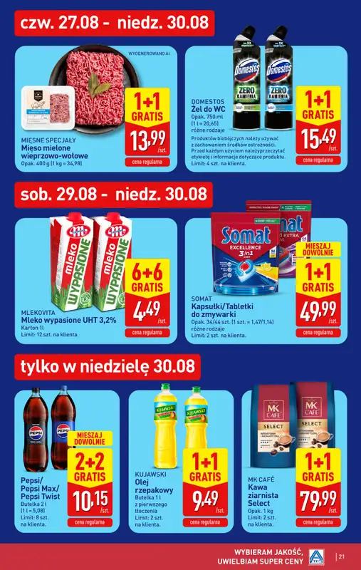 Aldi - gazetka promocyjna Pełny katalog! od poniedziałku 24.08 do niedzieli 30.08 - strona 21