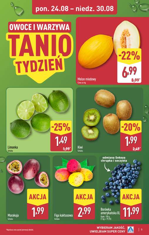 Aldi - gazetka promocyjna Pełny katalog! od poniedziałku 24.08 do niedzieli 30.08 - strona 5