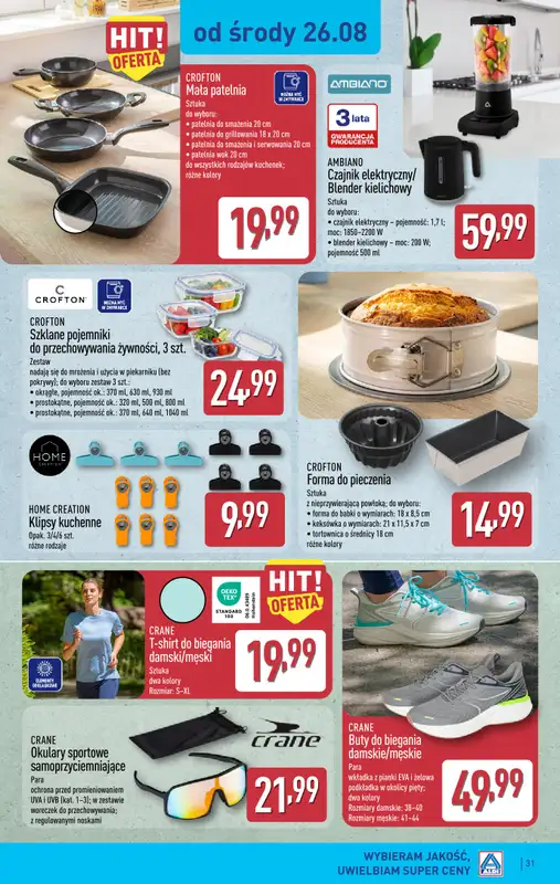 Aldi - gazetka promocyjna Pełny katalog! od poniedziałku 24.08 do niedzieli 30.08 - strona 31