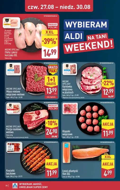 Aldi - gazetka promocyjna Pełny katalog! od poniedziałku 24.08 do niedzieli 30.08 - strona 36