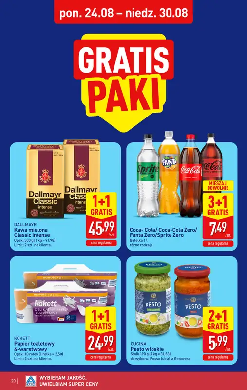 Aldi - gazetka promocyjna Pełny katalog! od poniedziałku 24.08 do niedzieli 30.08 - strona 20
