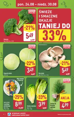 Aldi - gazetka promocyjna Pełny katalog! od poniedziałku 24.08 do niedzieli 30.08 - strona 4