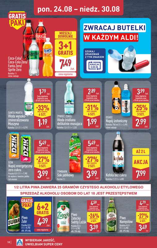 Aldi - gazetka promocyjna Pełny katalog! od poniedziałku 24.08 do niedzieli 30.08 - strona 18