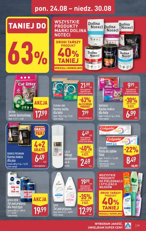 Aldi - gazetka promocyjna Pełny katalog! od poniedziałku 24.08 do niedzieli 30.08 - strona 19