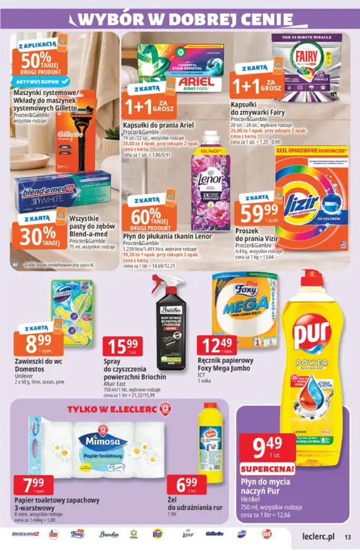 Leclerc - gazetka promocyjna Oferta E.Leclerc | Sezon na przetwory od wtorku 25.08 do soboty 05.09 - strona 13