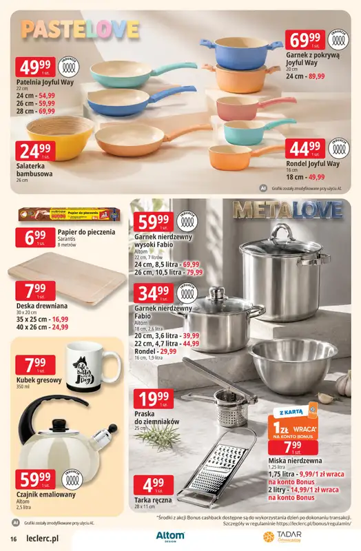 Leclerc - gazetka promocyjna Oferta E.Leclerc | Sezon na przetwory od wtorku 25.08 do soboty 05.09 - strona 16