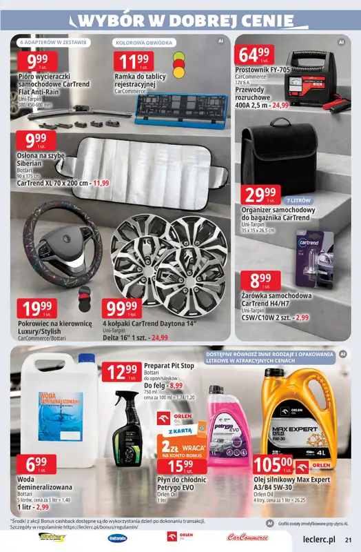 Leclerc - gazetka promocyjna Oferta E.Leclerc | Sezon na przetwory od wtorku 25.08 do soboty 05.09 - strona 21