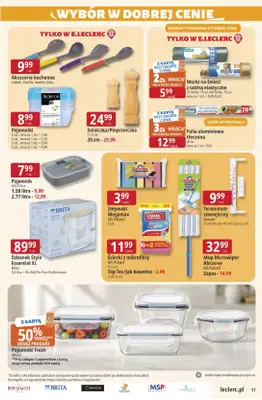 Leclerc - gazetka promocyjna Oferta E.Leclerc | Sezon na przetwory od wtorku 25.08 do soboty 05.09 - strona 17