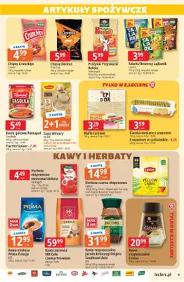 Leclerc - gazetka promocyjna Oferta E.Leclerc | Sezon na przetwory od wtorku 25.08 do soboty 05.09 - strona 9