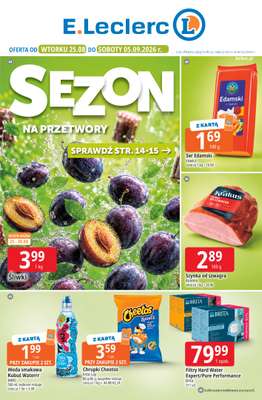 Leclerc - gazetka promocyjna Oferta E.Leclerc | Sezon na przetwory od wtorku 25.08 do soboty 05.09