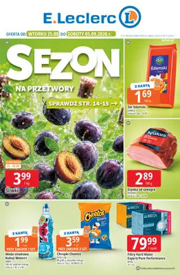 Leclerc - gazetka promocyjna Oferta E.Leclerc | Sezon na przetwory od wtorku 25.08 do soboty 05.09