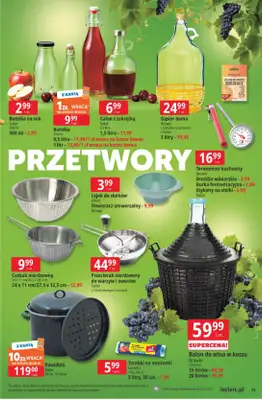 Leclerc - gazetka promocyjna Oferta E.Leclerc | Sezon na przetwory od wtorku 25.08 do soboty 05.09 - strona 15