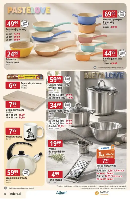 Leclerc - gazetka promocyjna Oferta E.Leclerc | Sezon na przetwory od wtorku 25.08 do soboty 05.09 - strona 16