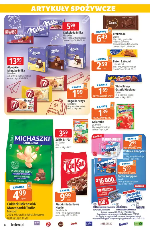 Leclerc - gazetka promocyjna Oferta E.Leclerc | Sezon na przetwory od wtorku 25.08 do soboty 05.09 - strona 8