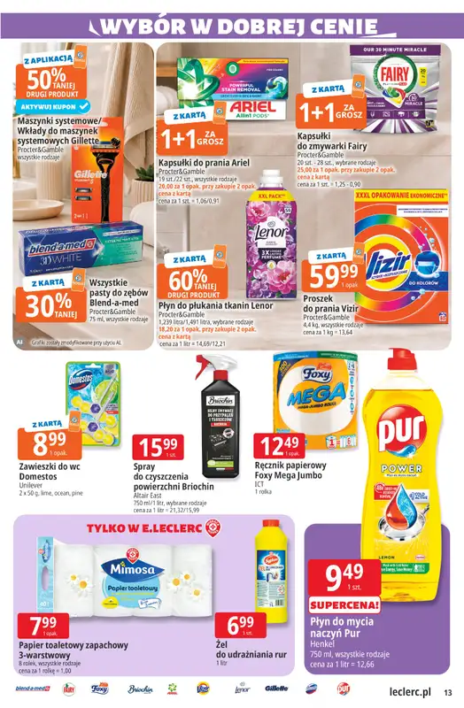 Leclerc - gazetka promocyjna Oferta E.Leclerc | Sezon na przetwory od wtorku 25.08 do soboty 05.09 - strona 13
