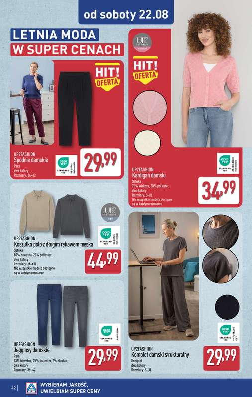 Aldi - gazetka promocyjna Pełny katalog! od poniedziałku 17.08 do soboty 22.08 - strona 42