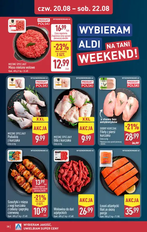 Aldi - gazetka promocyjna Pełny katalog! od poniedziałku 17.08 do soboty 22.08 - strona 38