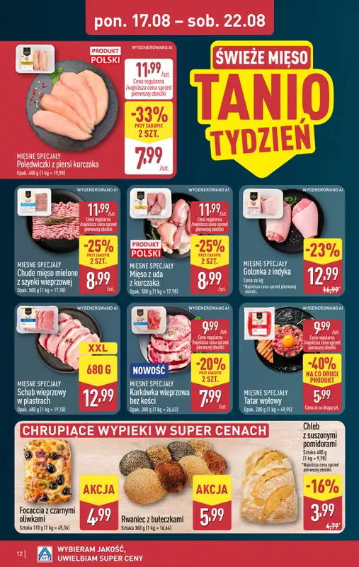 Aldi - gazetka promocyjna Pełny katalog! od poniedziałku 17.08 do soboty 22.08 - strona 12