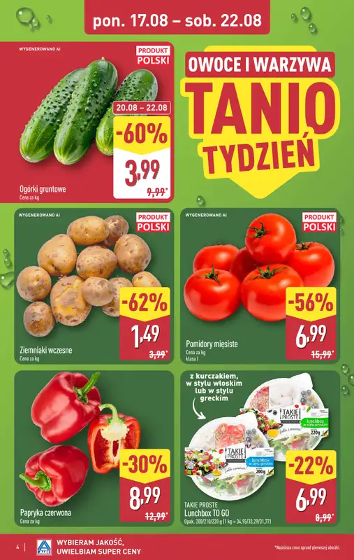 Aldi - gazetka promocyjna Pełny katalog! od poniedziałku 17.08 do soboty 22.08 - strona 4